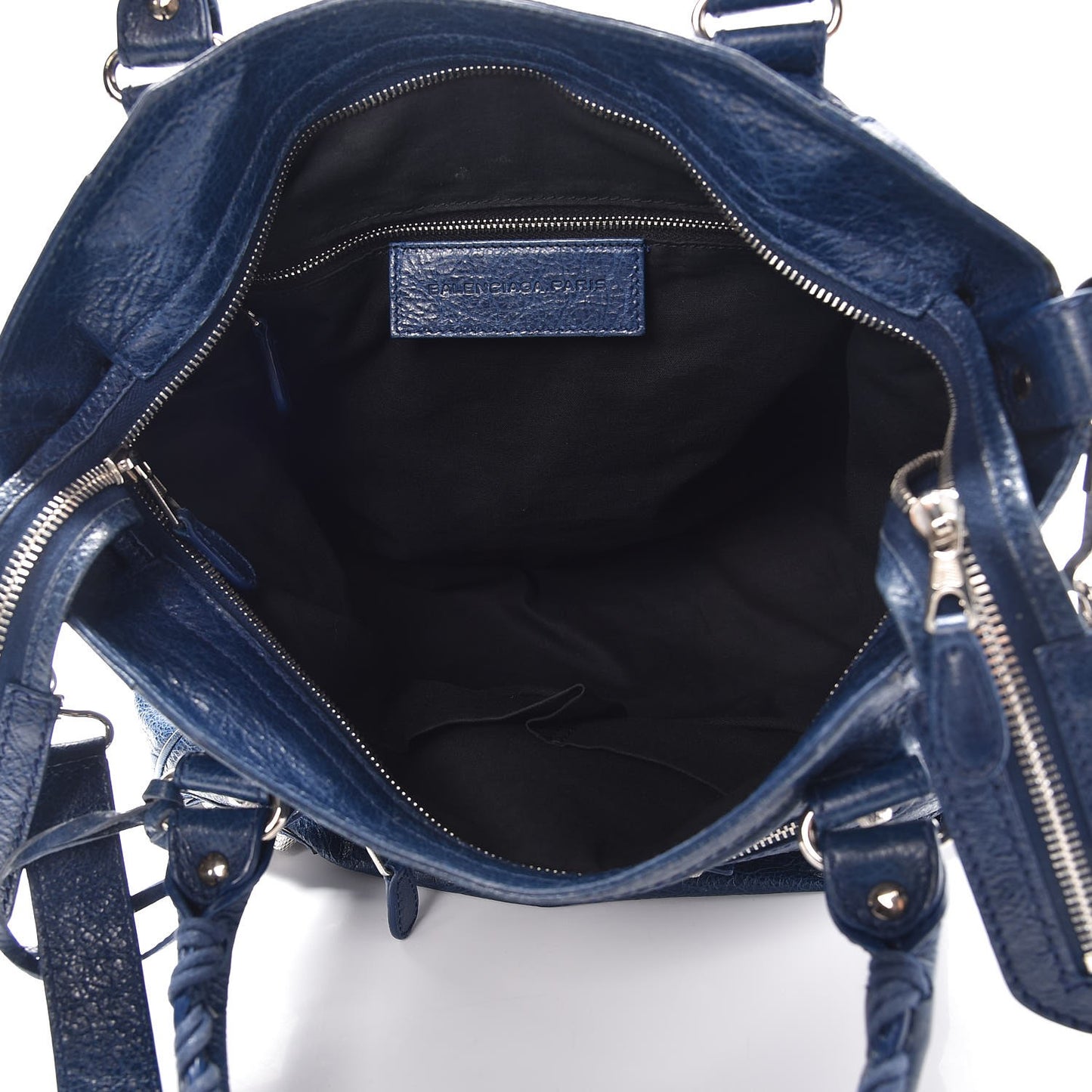 Agneau Giant 12 Silver Hardware Velo Bleu Mineral