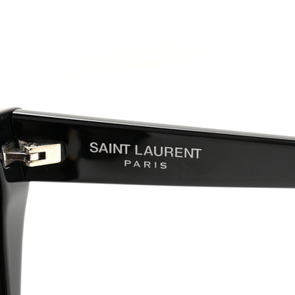 Saint Laurent Acetate Mica Cat Eye Sunglasses SL 276 Black 5 of 8