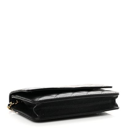 Chanel Caviar Quilted Wallet on Chain WOC Black 4 of 16