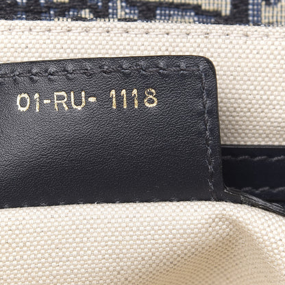 Christian Dior Oblique Saddle Bag Blue 7 of 11