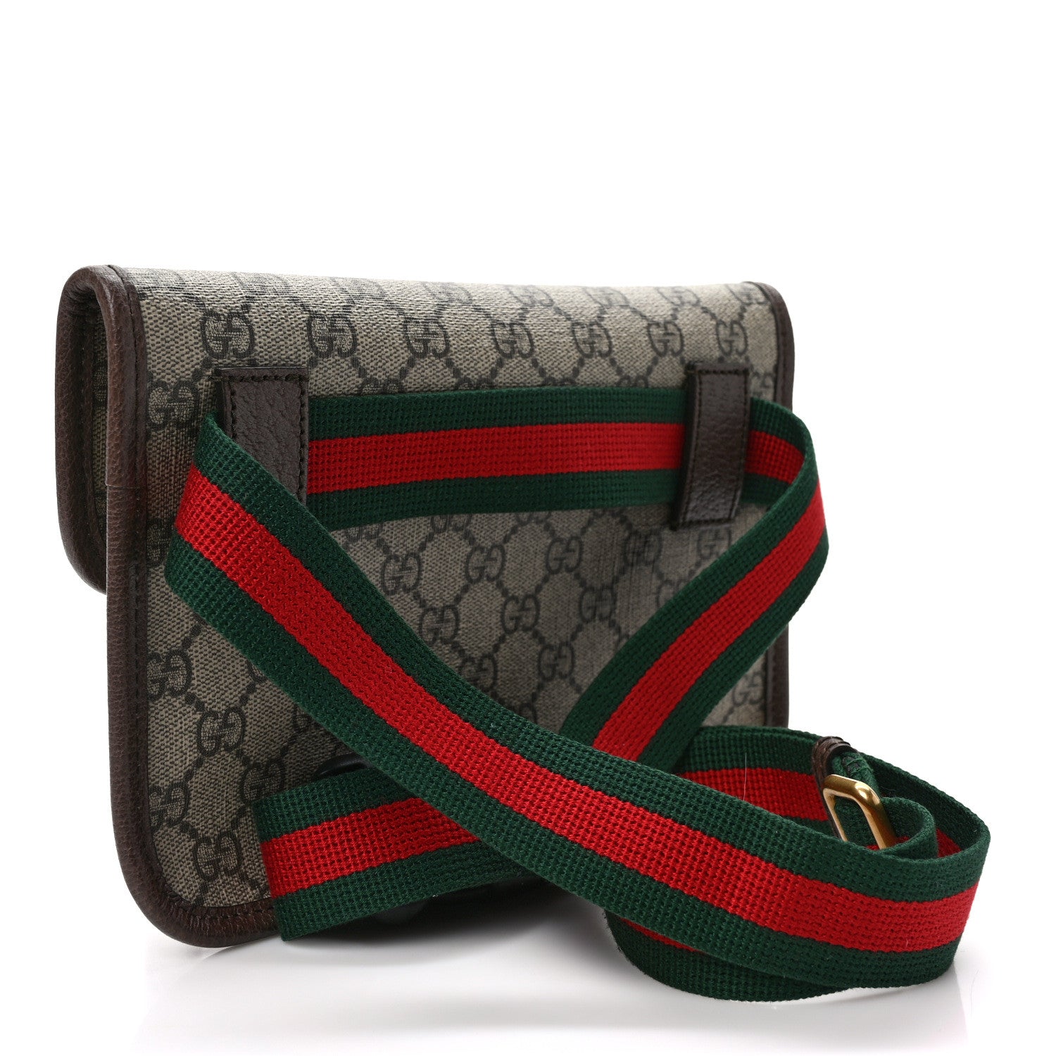 Gucci GG Supreme Monogram Neo Vintage Web Belt Bag Brown 3 of 8
