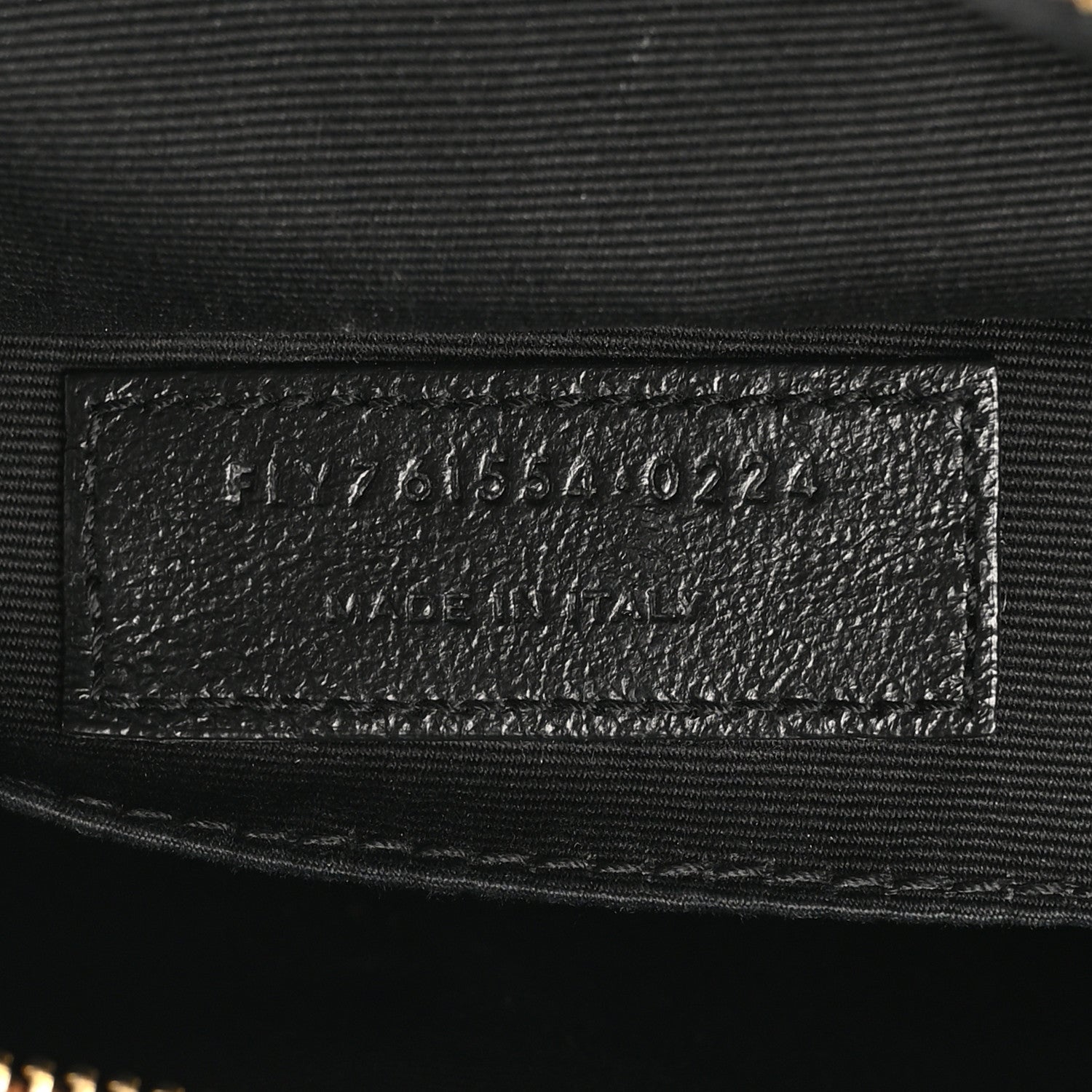 Saint Laurent Calfskin Matelasse Monogram Lou Camera Bag Cinnamon 7 of 10