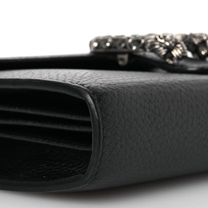 Gucci Calfskin Mini Dionysus Chain Wallet Black 15 of 17