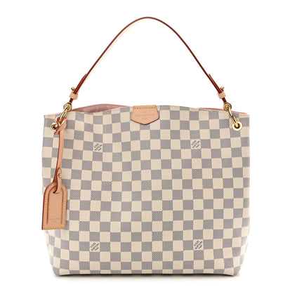 Louis Vuitton Damier Azur Graceful PM Rose Ballerine 1 of 9