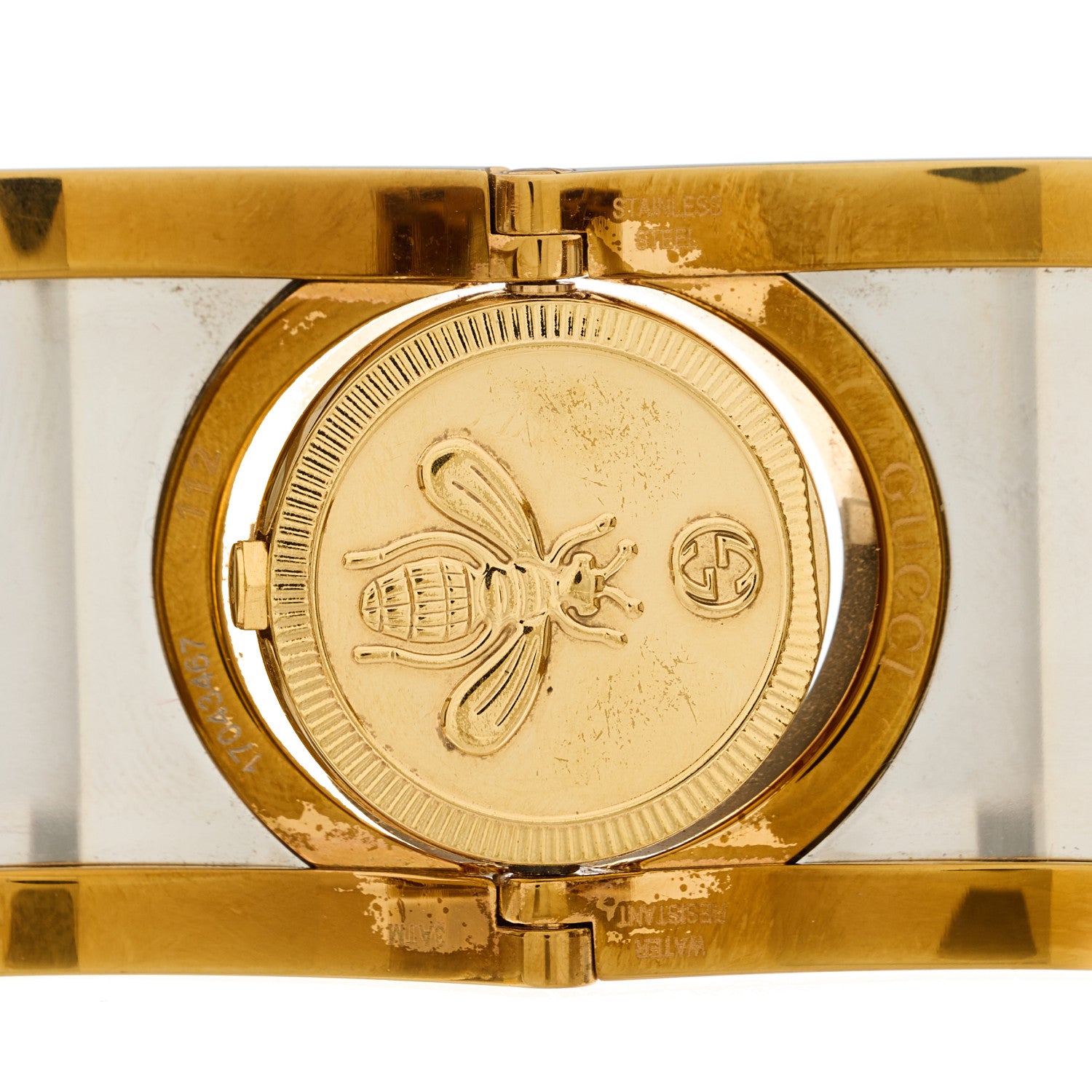 Gucci Stainless Steel Canvas 33mm Twirl GG Supreme Blooms Quartz Watch 4 of 5
