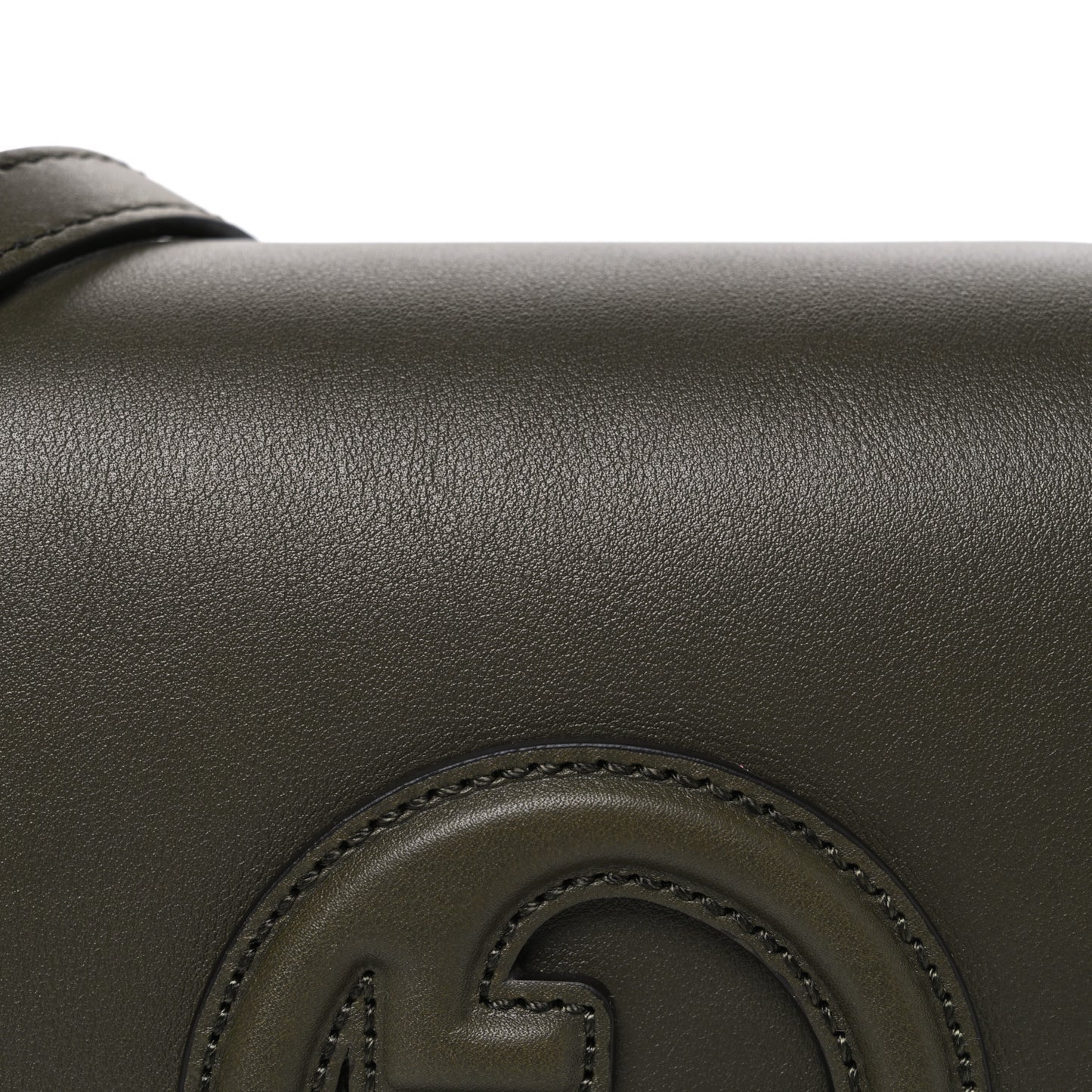 Roxy Calfskin Medium Blondie Top Handle Bag Forest Green