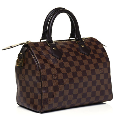 Louis Vuitton Damier Ebene Speedy 25 4 of 9
