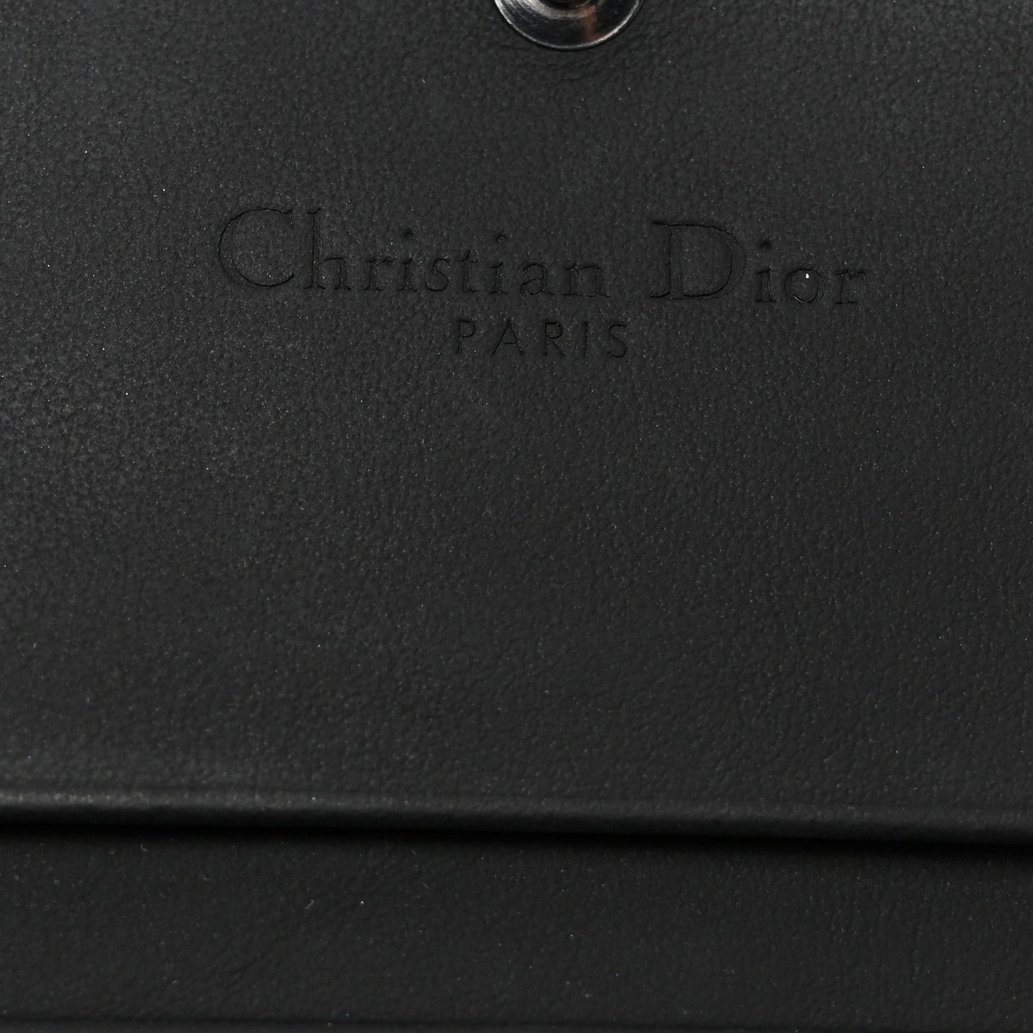 Christian Dior Ultra Matte Calfskin Small Lady Dior Flap Card Holder Black 6 of 8