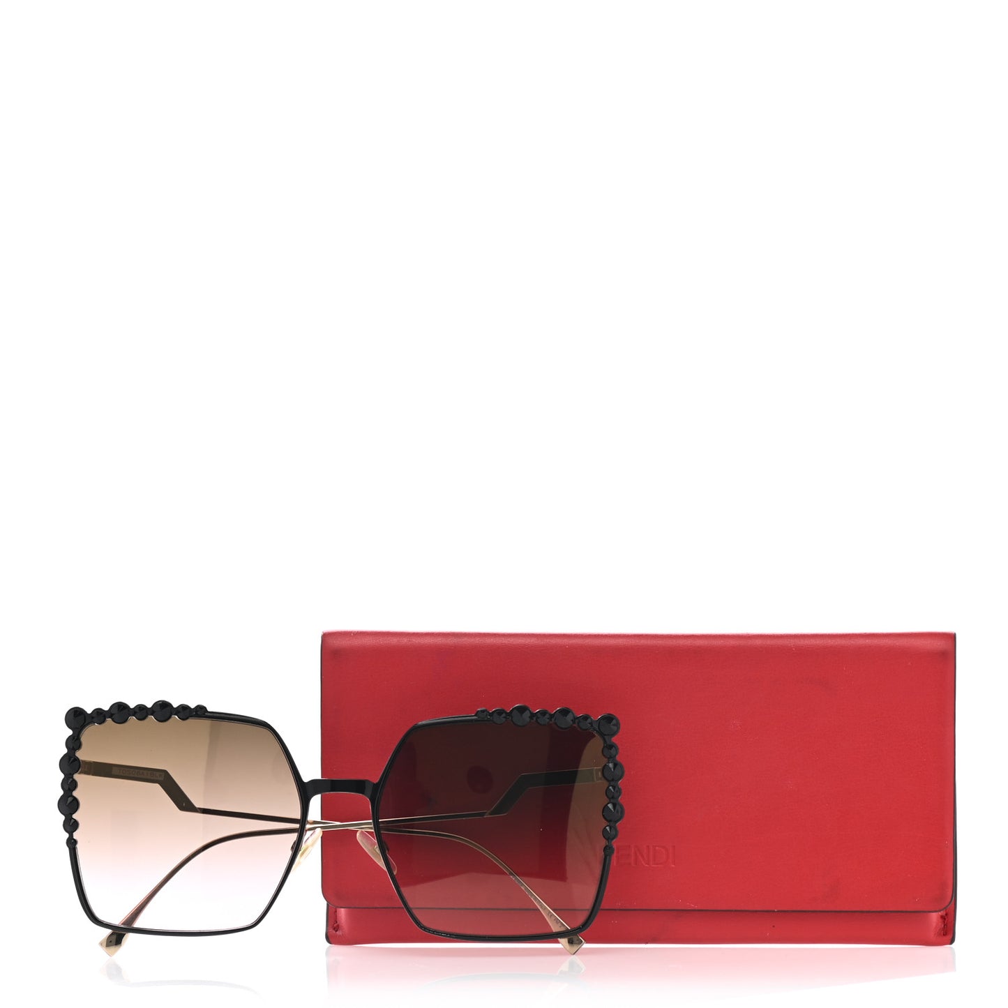 Square Dots Sunglasses FF 0259/S Black