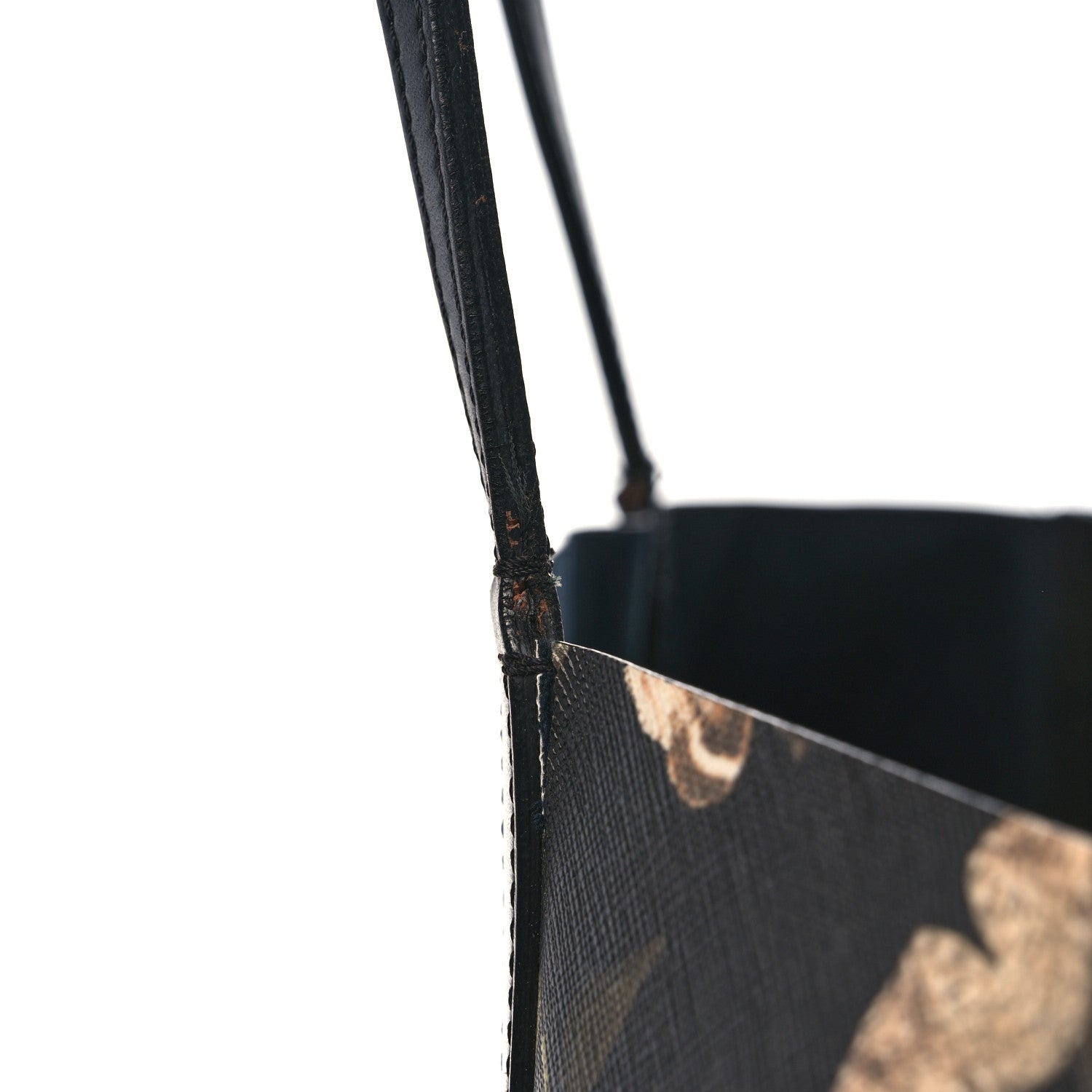 Givenchy Coated Canvas Magnolia and Moth Print Medium Antigona Tote Black 15 of 25