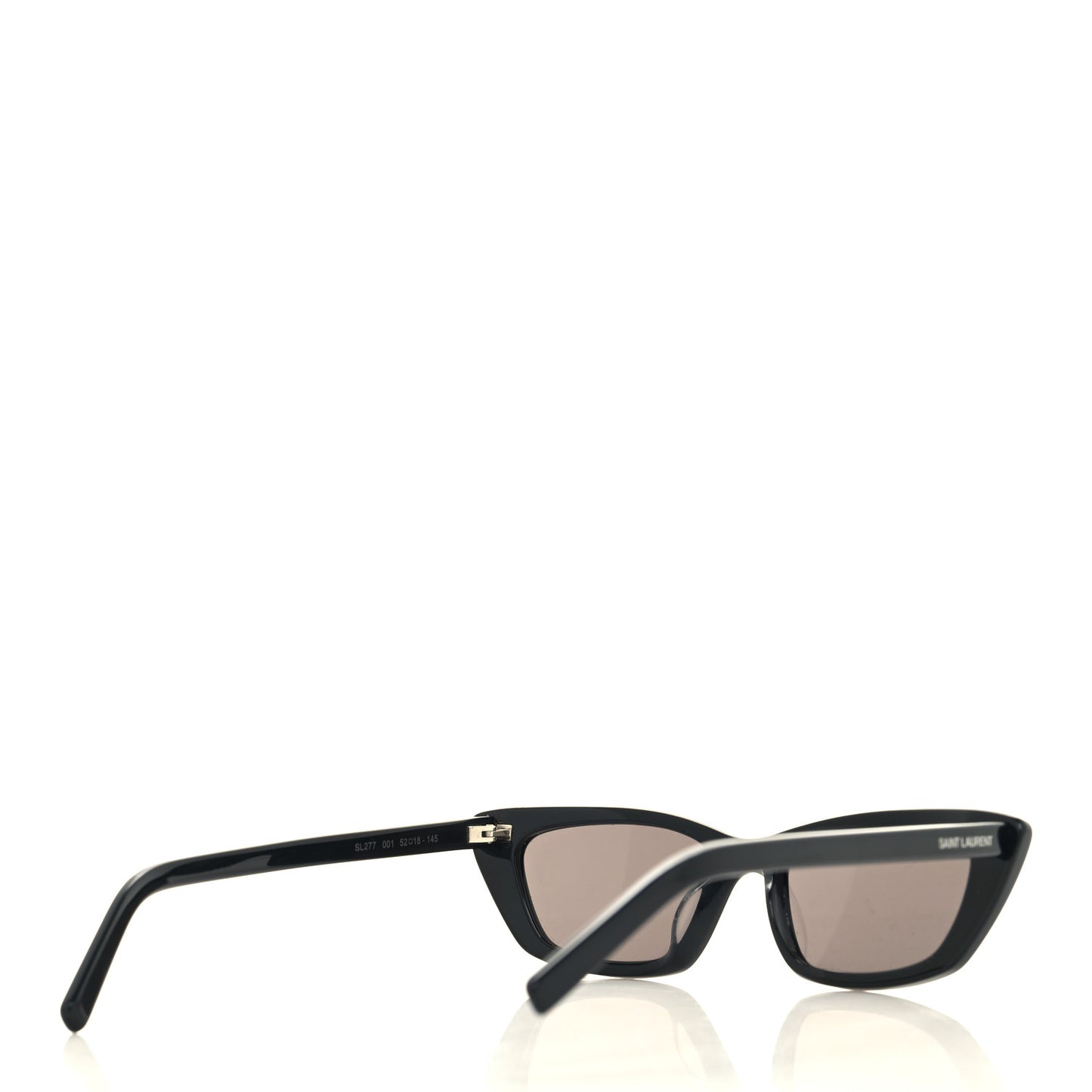 Acetate Cat Eye Sunglasses SL277 Black