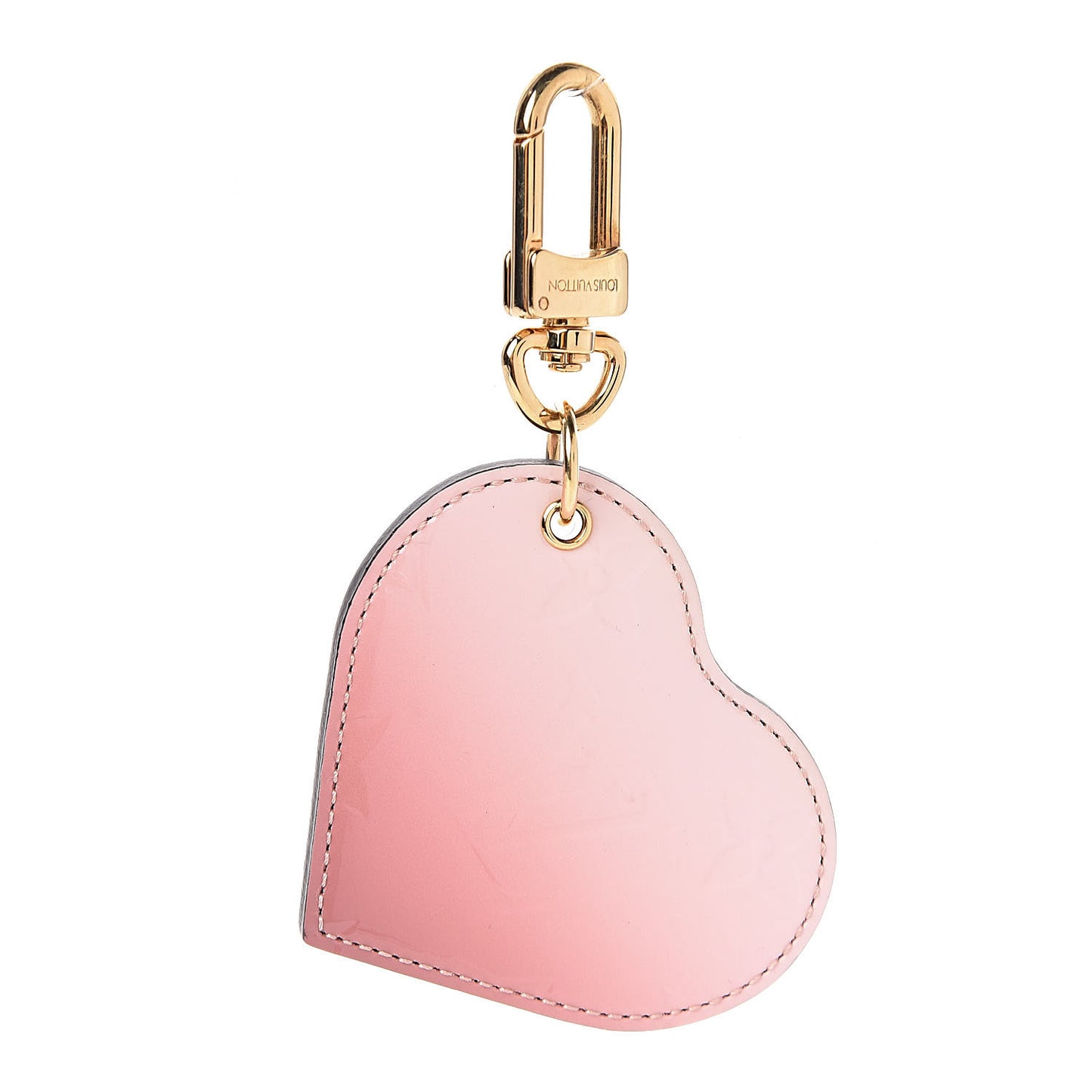 Vernis Degrade Heart Bag Charm Pink