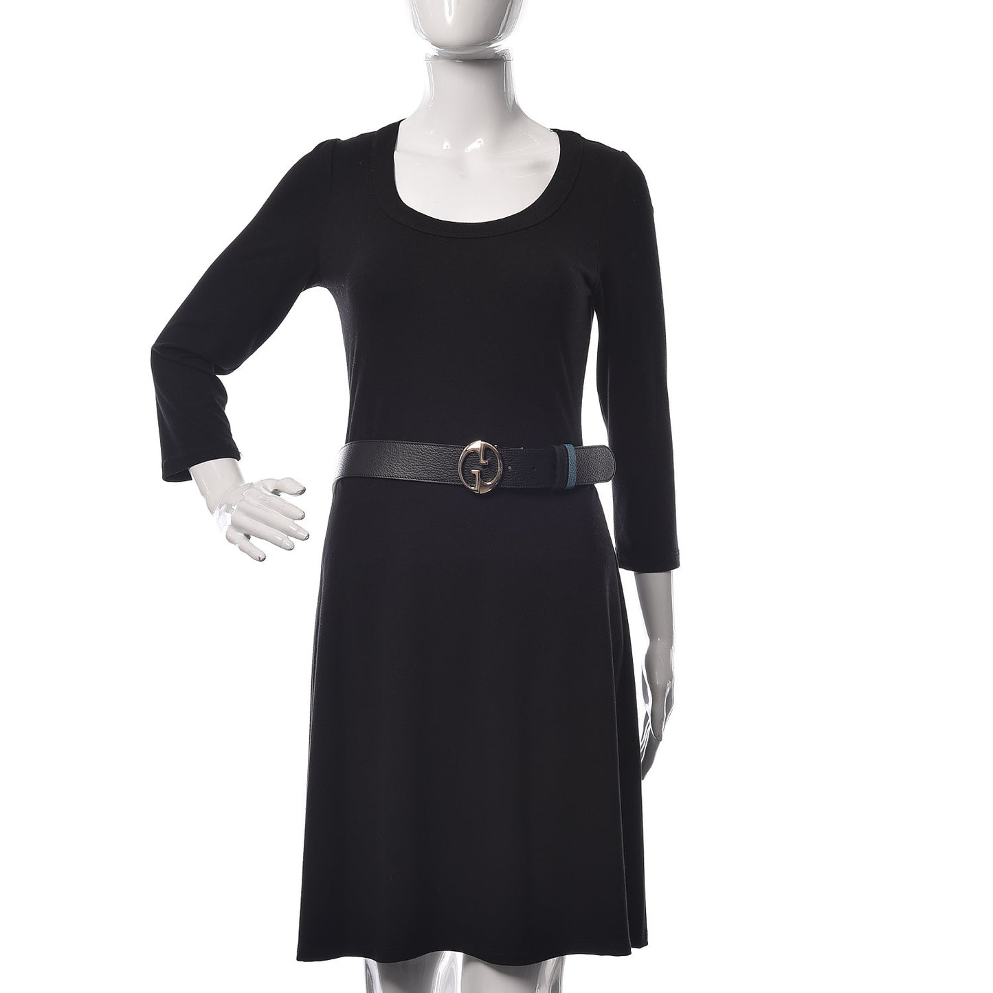 Dollar Calfskin 1973 Reversible Belt 100 40 Black Deep Cobalt
