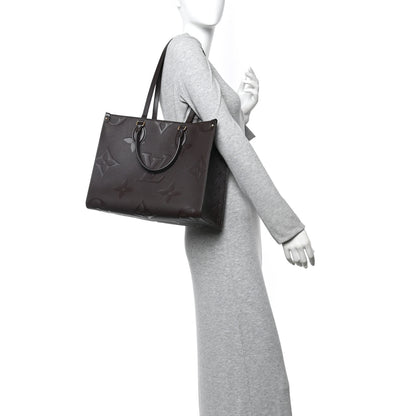 Louis Vuitton Empreinte Monogram Giant Onthego MM Chocolate 2 of 11