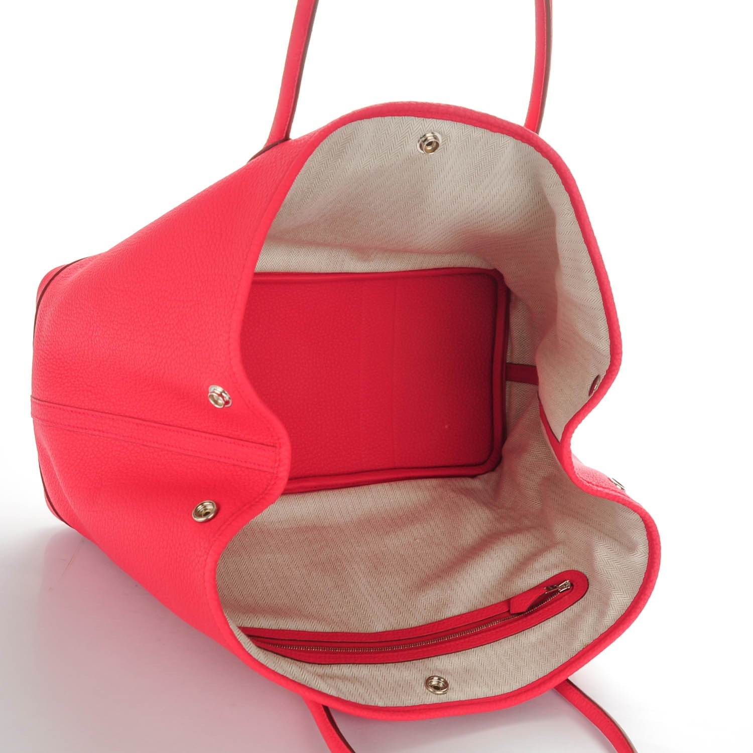 Hermes Vache Country Garden Party MM 36 Rose Jaipur 5 of 6