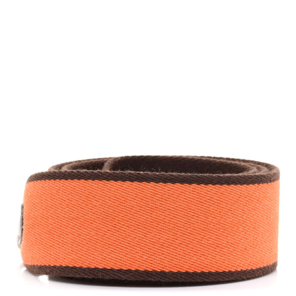 Hermes Toile Swift 50mm Shoulder Strap Orange Ebene 2 of 5