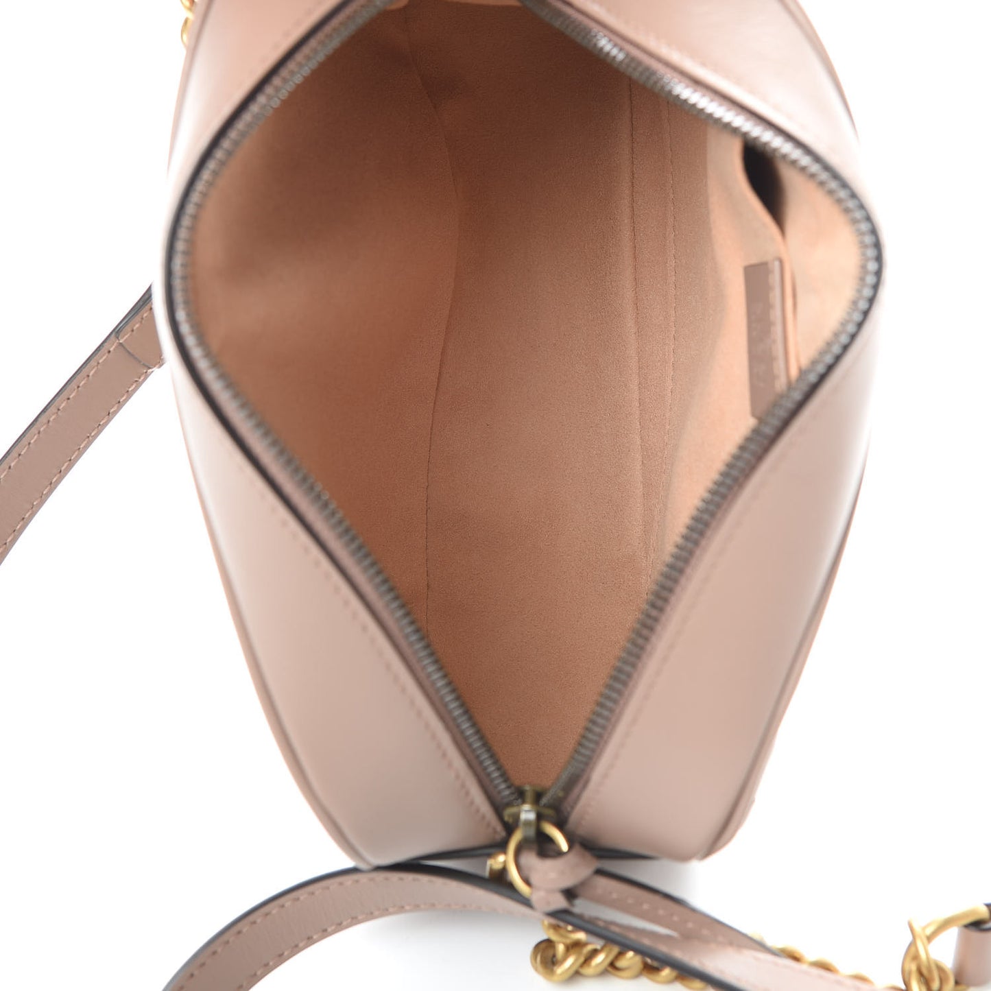 Calfskin Matelasse Small GG Marmont Chain Shoulder Bag Porcelain Rose