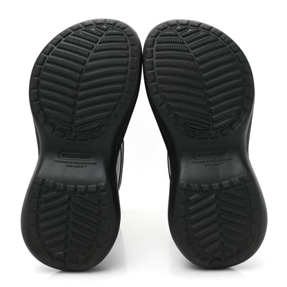 Balenciaga X CROCS Rubber Womens Rain Boots 40 Black 6 of 11