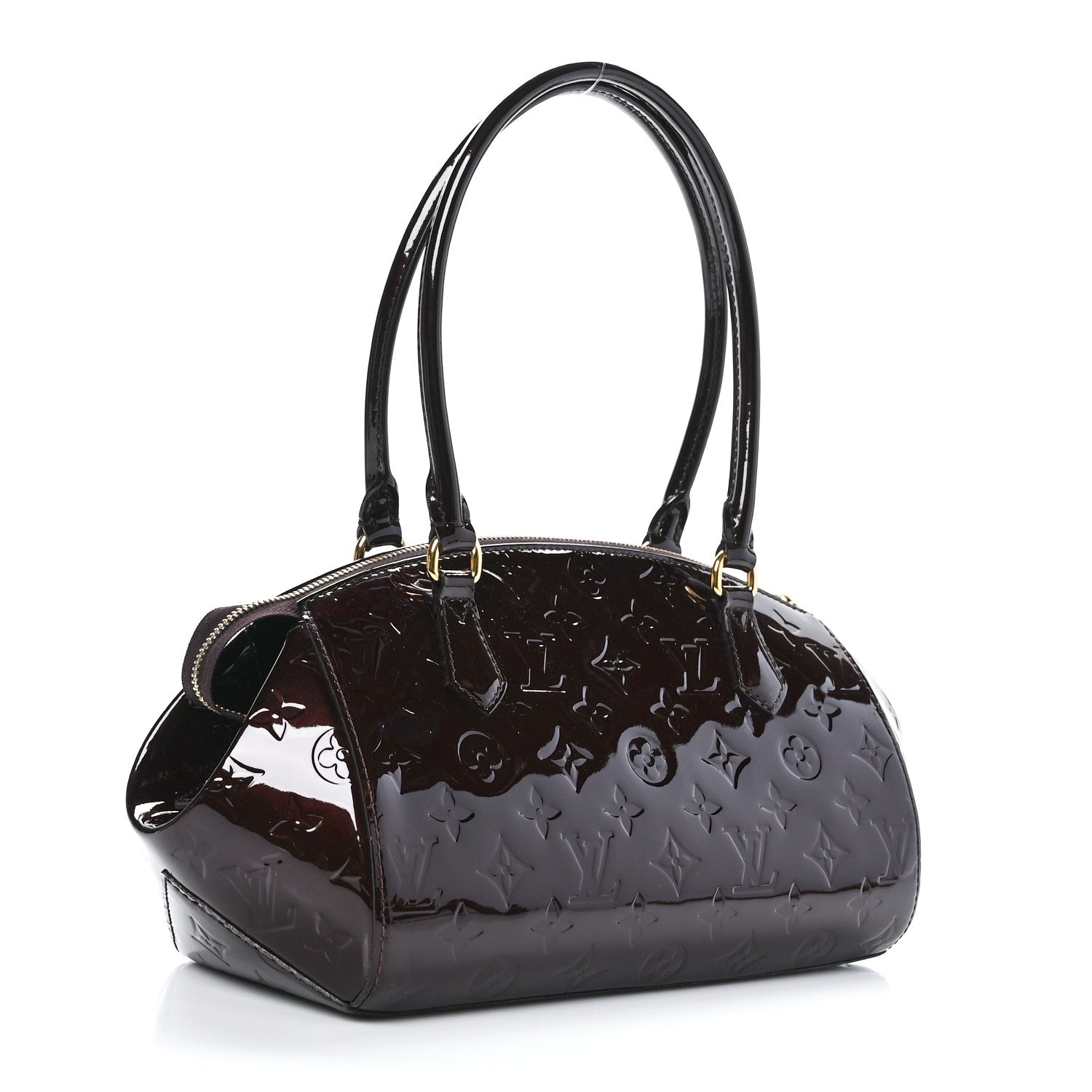 Louis Vuitton Vernis Sherwood PM Amarante 2 of 9