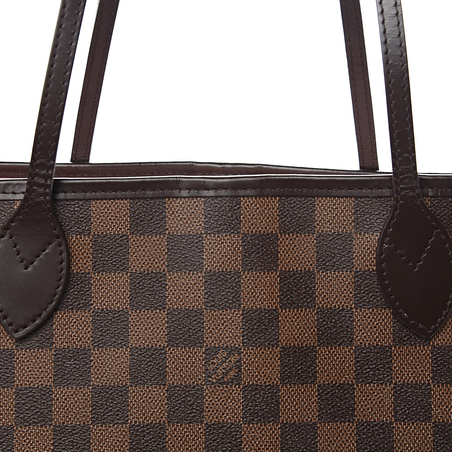 Damier Ebene Neo Neverfull MM Rose Ballerine