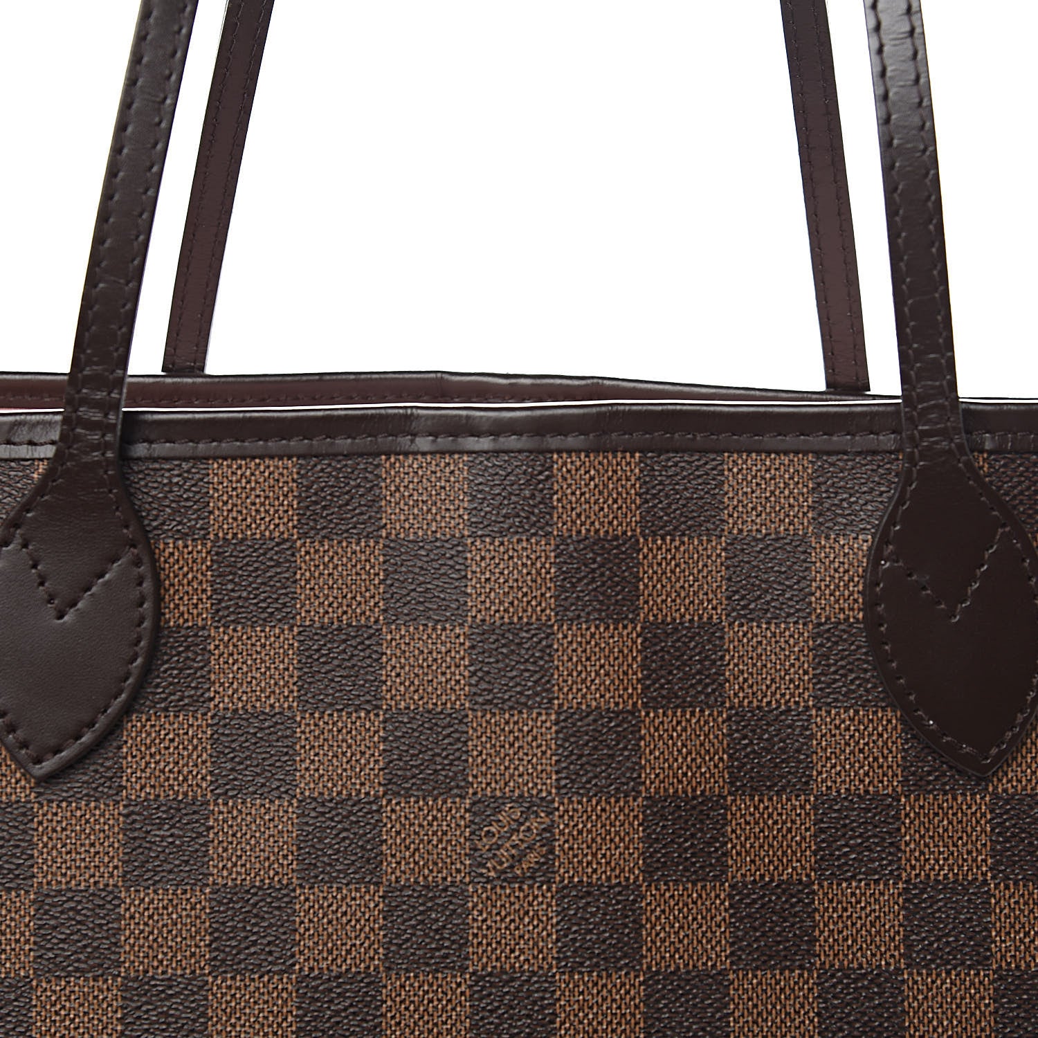Louis Vuitton Damier Ebene Neo Neverfull MM Rose Ballerine 11 of 11