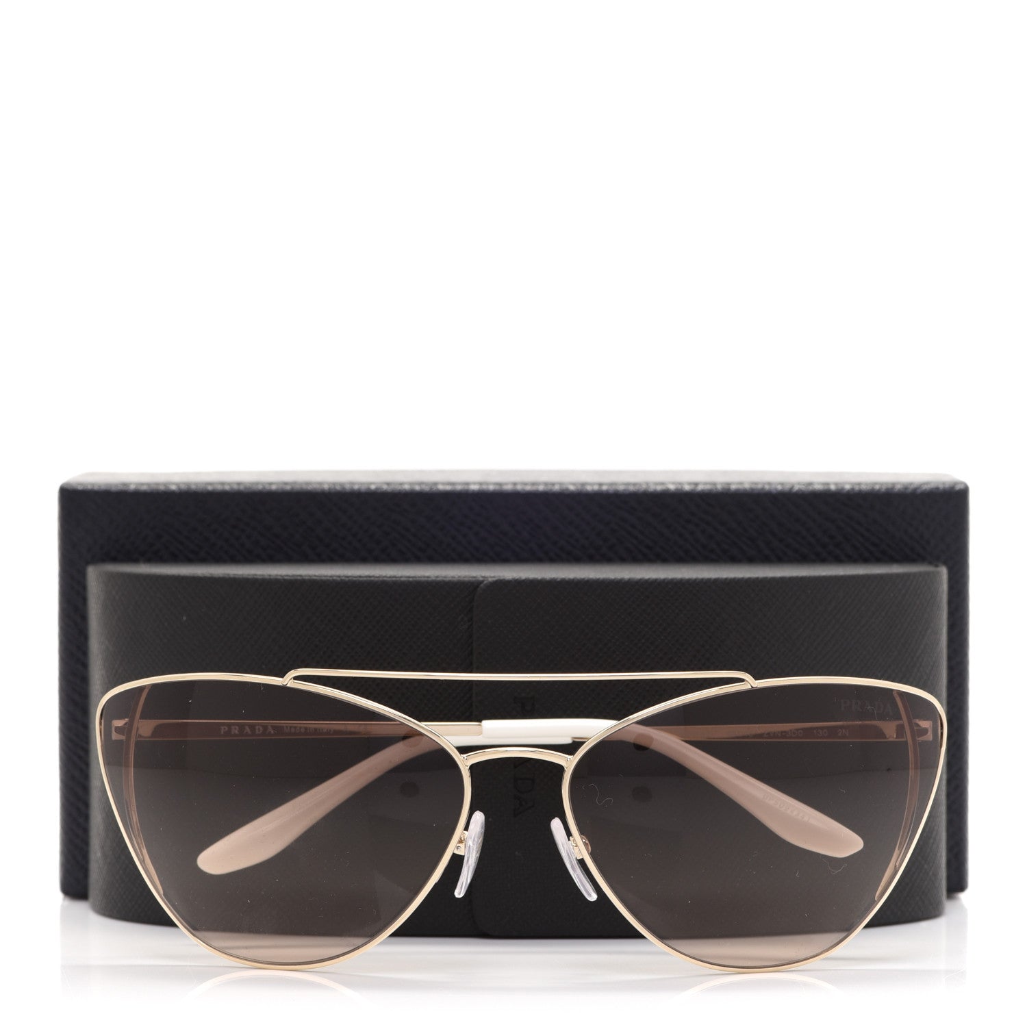 Prada Sunglasses SPR 65V Light Gold 8 of 8