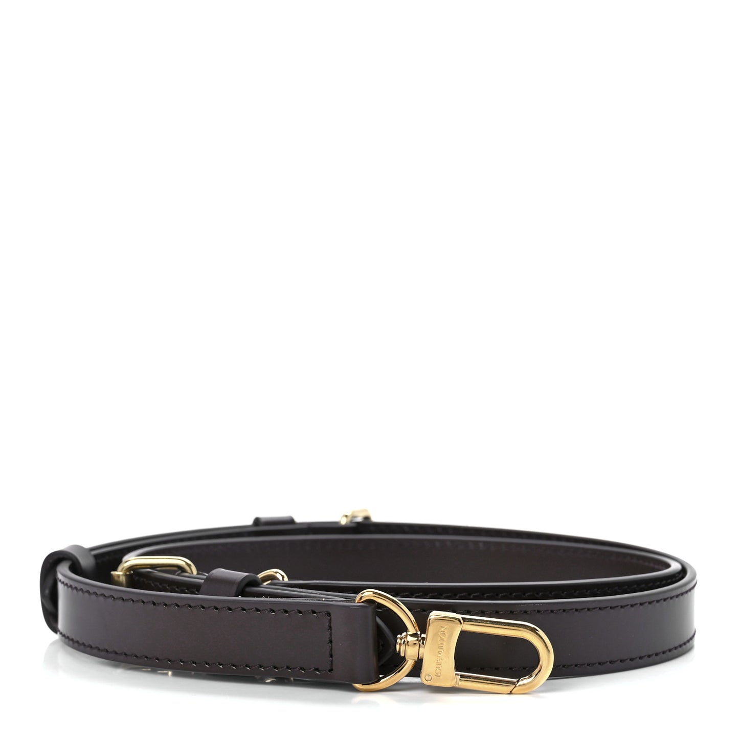 Calfskin Adjustable Speedy Bandouliere Shoulder Strap Brown