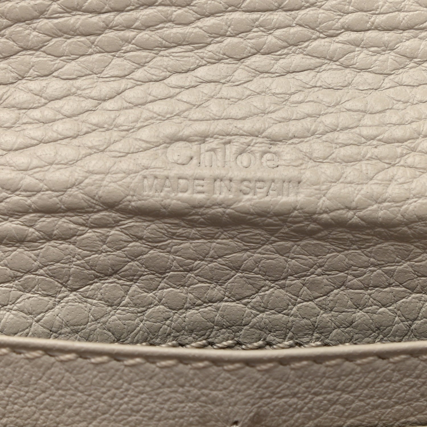 Chloe Calfskin Marcie Continental Flap Wallet Dove 6 of 9