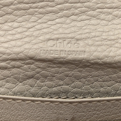Chloe Calfskin Marcie Continental Flap Wallet Dove 6 of 9