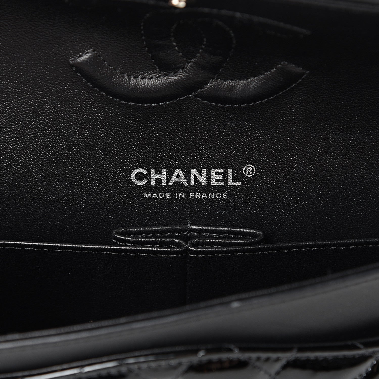 Chanel Patent Quilted Medium Double Flap Black 5 of 12