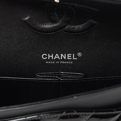 Chanel Patent Quilted Medium Double Flap Black 5 of 12