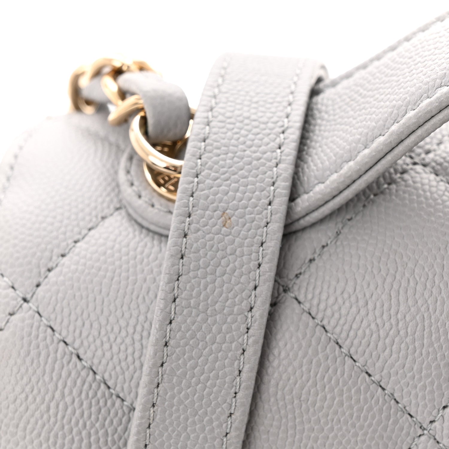 Chanel Caviar Quilted Medium Business Affinity Flap Grey 11 of 11