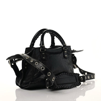 Balenciaga Agneau Arena Neo Cagole Handbag XS Black 3 of 14