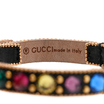 Gucci Calfskin Crystal Butterfly Bracelet Multicolor 4 of 9