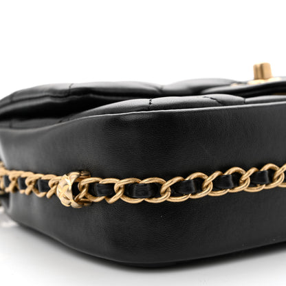 Chanel Lambskin Quilted CC Small Dynasty Flap Black 10 of 12