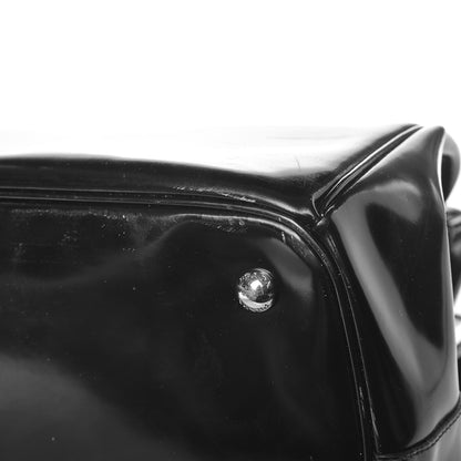 Prada Spazzolato Crystal Frame Bag Black 14 of 14