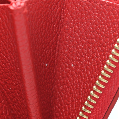Louis Vuitton Empreinte Blooming Flowers Clemence Wallet Marine Rouge 8 of 8