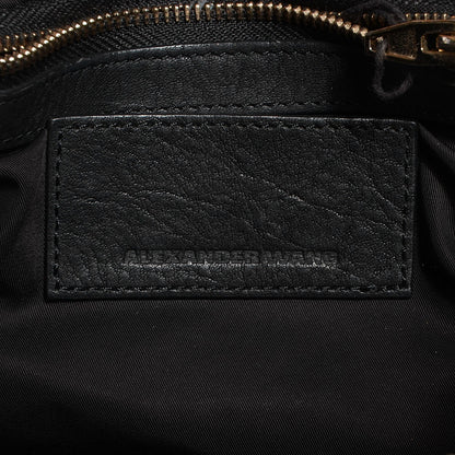 Alexander Wang Pebbled Lambskin Rockie Black Silver Hardware 7 of 9