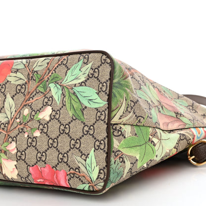 Gucci Soft GG Supreme Monogram Tian Medium Crossbody Tote Beige Multicolor New Acero 10 of 10