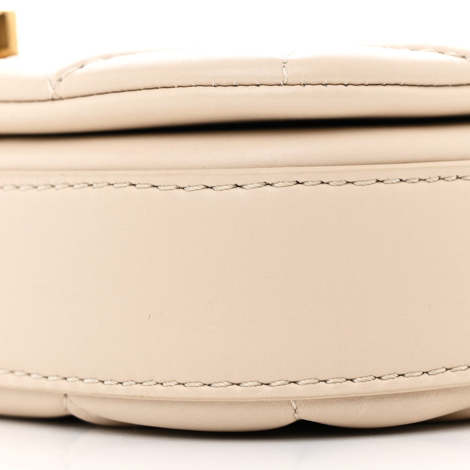 Chanel Calfskin Quilted Mini Nailed CC Flap Bag Beige 10 of 10