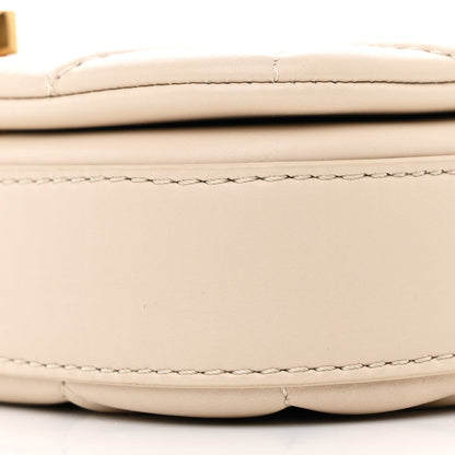 Chanel Calfskin Quilted Mini Nailed CC Flap Bag Beige 10 of 10