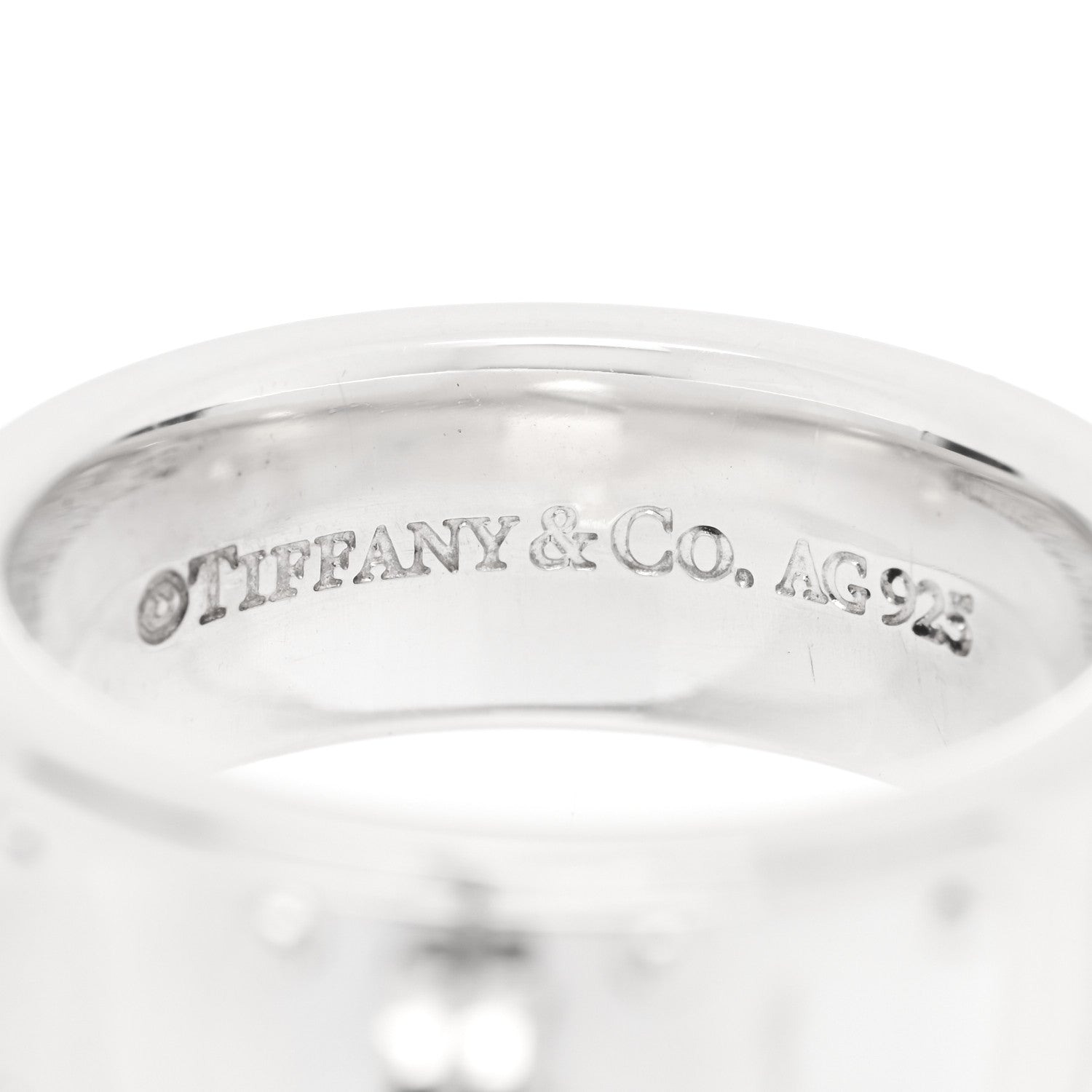 Tiffany Sterling Silver HardWear Ball Dangle Ring 49 5 4 of 4