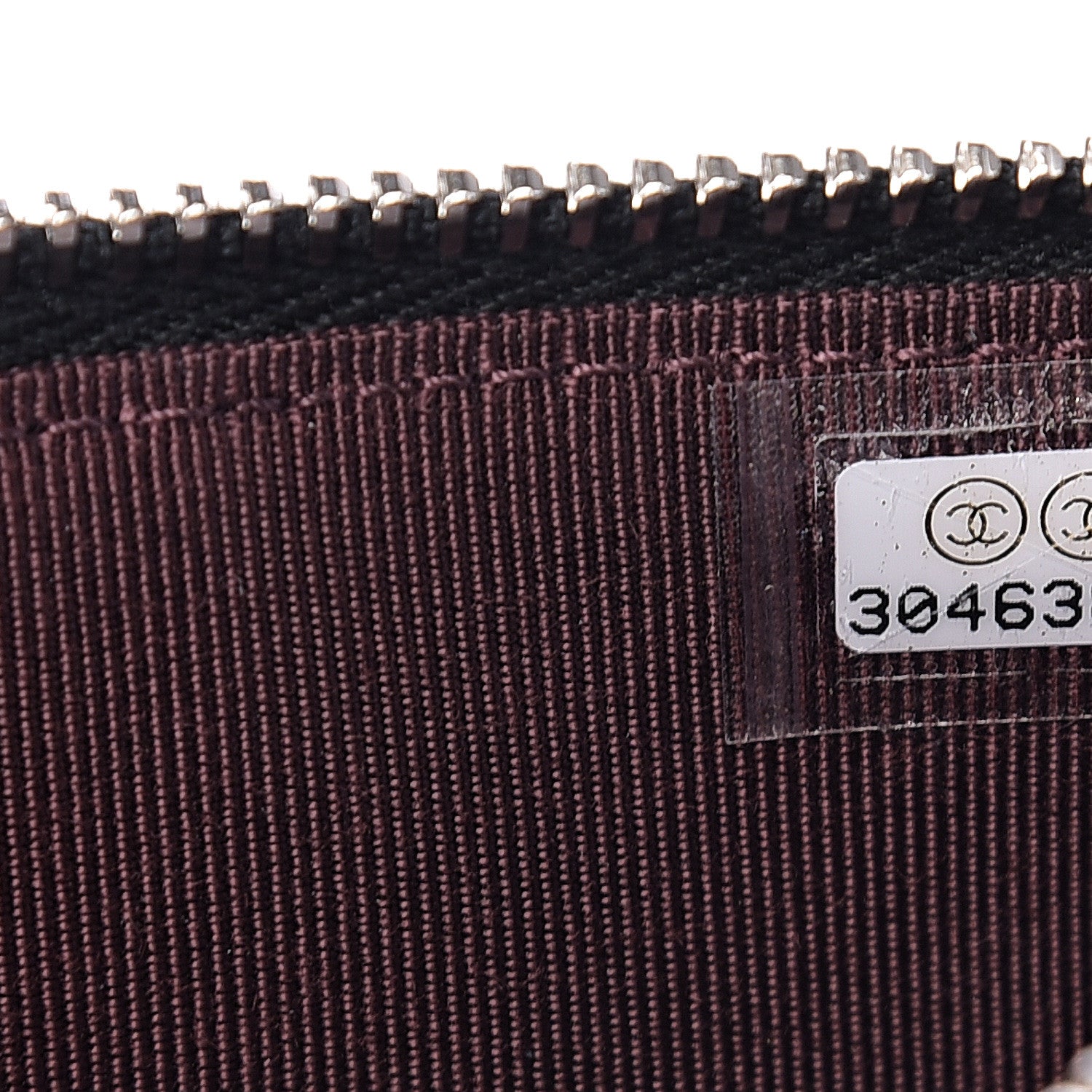 Chanel Caviar Quilted Classic Flat Wallet Pouch Black 6 of 7