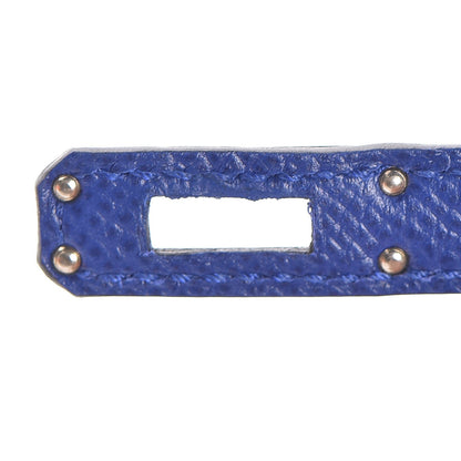 Hermes Epsom Mini Kelly Sellier 20 Bleu Electrique 28 of 35