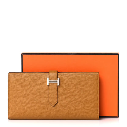 Hermes Epsom Bearn Gusset Wallet Sesame 10 of 10