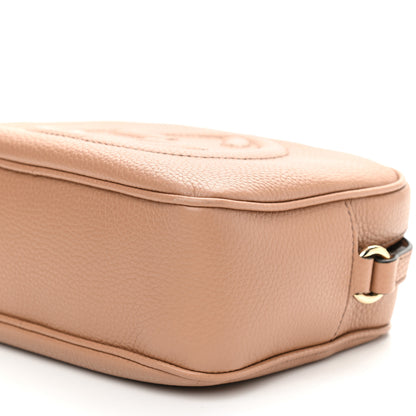 Gucci Pebbled Calfskin Small Soho Disco Bag Camelia 9 of 10