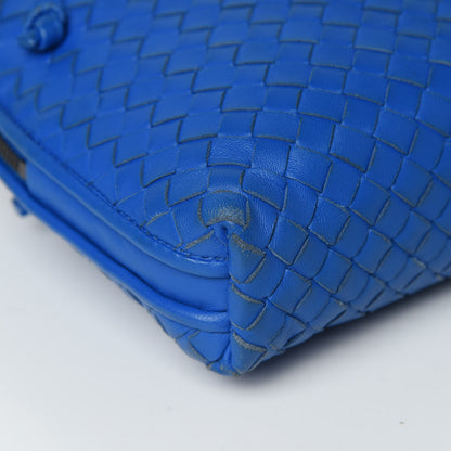 Bottega Veneta Nappa Intrecciato Nodini Bag Signal Blue 12 of 14