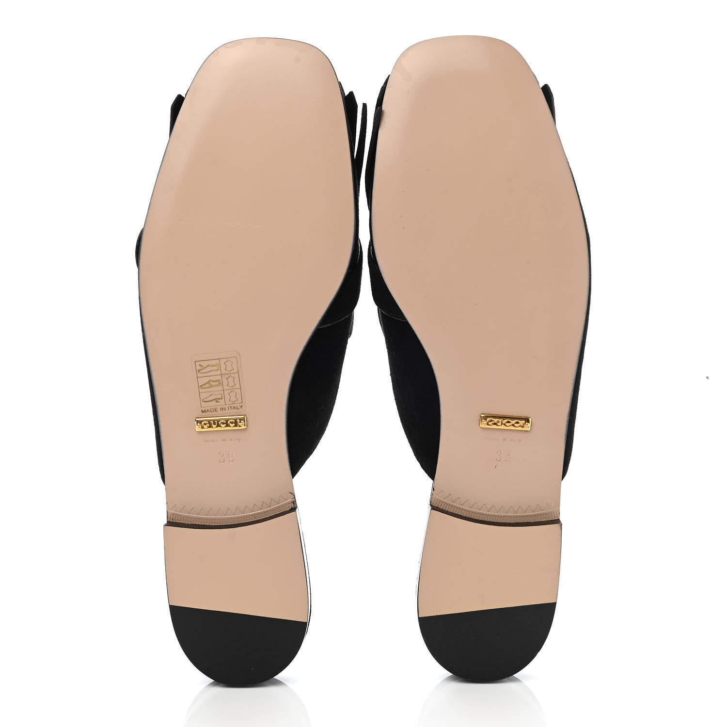 Gucci Kid Scamosciato GG Marmont Fringe Slippers 39 Black 5 of 7