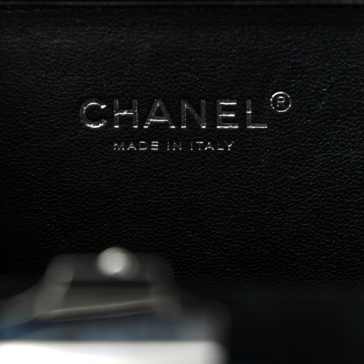 Chanel Plexiglass Metallic Lambskin Evening In The Air Mini Trolley Minaudiere Clutch Black Silver 6 of 9