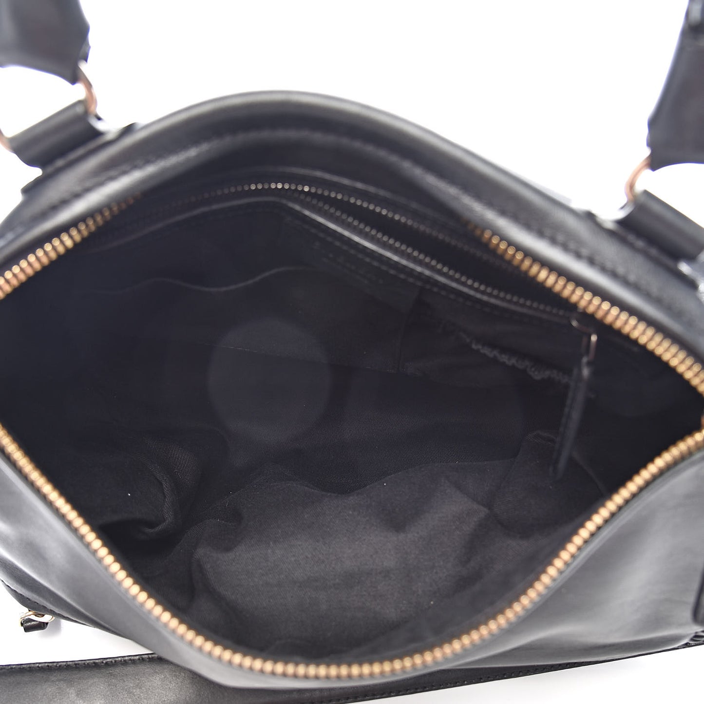 Calfskin Whipstitch Large Pandora Black